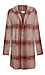 Plaid Knit Coat Thumb 1