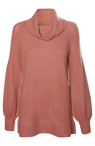 Long Sleeve Cowl Neck Sweater Slide 1