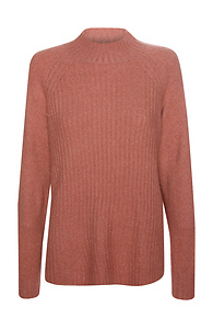 Ribbed Mock Neck Sweater Slide 1