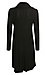 Cowl Neck Ribbed Dress Thumb 2