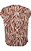Short Sleeve Zebra Print Top Thumb 2