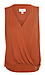 Veronica M Sleeveless Cupro Surplice Top Thumb 1