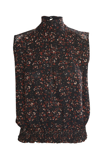 Veronica M Mock Neck Sleeveless Top Slide 1