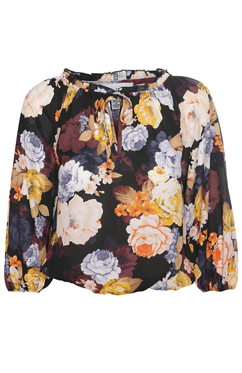 Veronica M Tie Blouse Slide 1