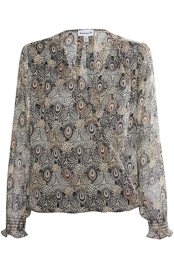 Veronica M Surplice Blouse Slide 1