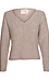 V-Neck Long Sleeve Sweater Thumb 1
