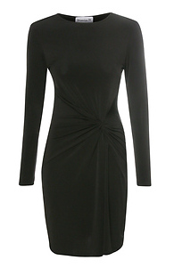 Veronica M Long Sleeve Twist Front Dress Slide 1