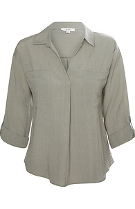 V-Neck Pullover Top Slide 1