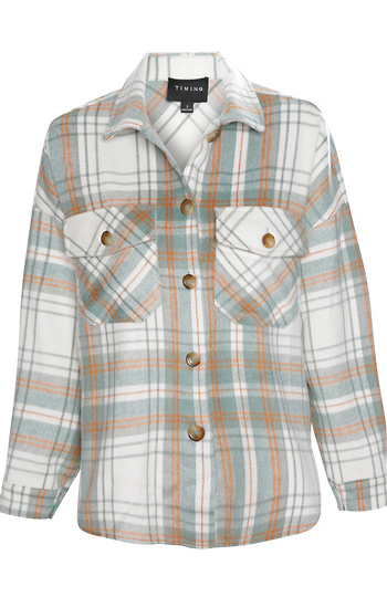 Plaid Shacket Slide 1