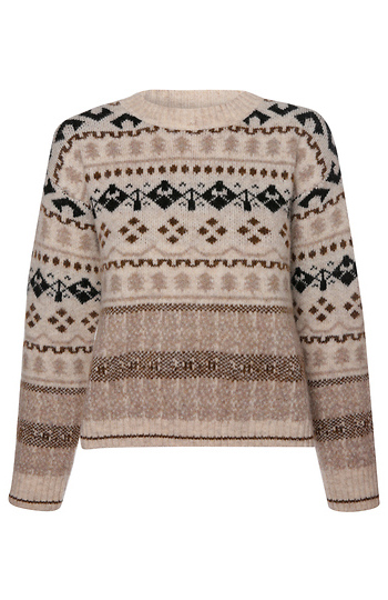 Fairisle Pattern Sweater Slide 1