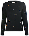 Floral Embroidered Sweater