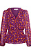 Skies are Blue Floral Swiss Dot Smocked Top Thumb 1