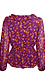 Skies are Blue Floral Swiss Dot Smocked Top Thumb 2