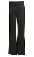 Wide Leg Pinstripe Ponte Pant