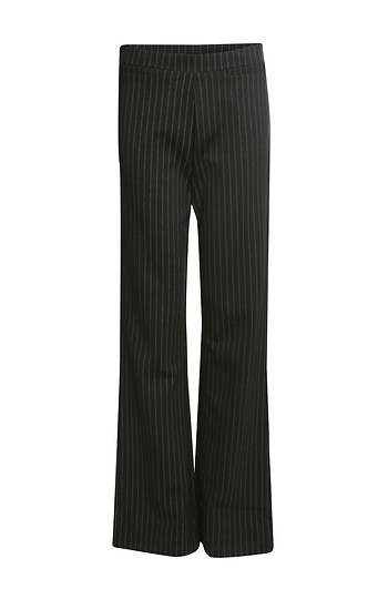 Wide Leg Pinstripe Ponte Pant Slide 1