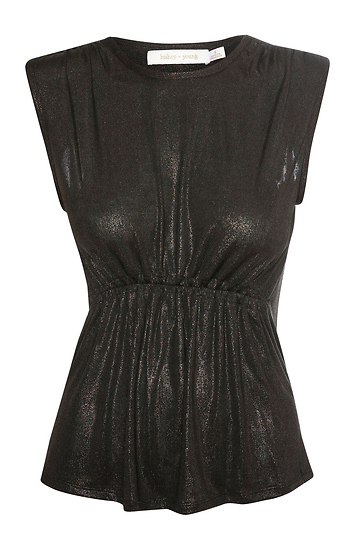 Bishop + Young Shimmer Peplum Tee Slide 1