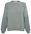 Long Sleeve Crew Neck Fabric Block Top