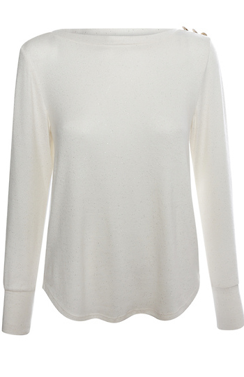 Shimmer Long Sleeve Top Slide 1