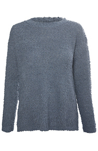 Oversized Textured Sweater Slide 1