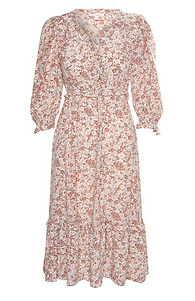 Floral Ruffled Dress Slide 1
