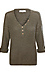 V-Neck Button Front Top Thumb 1