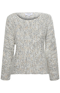 Textured Fuzzy Sweater Slide 1