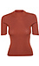 Mock Neck Short Sleeve knit top Thumb 1