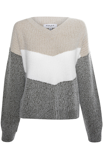 Color Block Sweater Slide 1