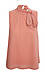 Neck Tie Sleeveless Blouse Thumb 1