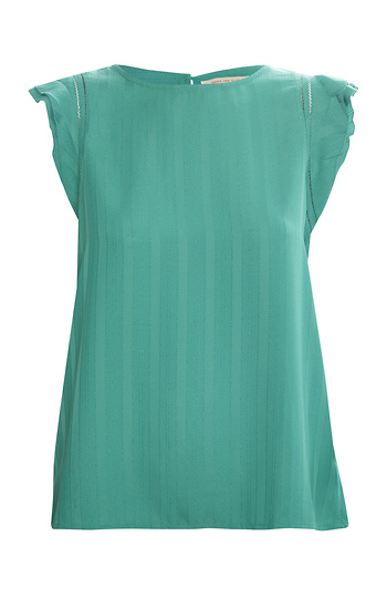 Ruffled Sleeves Top Slide 1