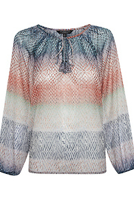 Liverpool Shirred Blouse Slide 1