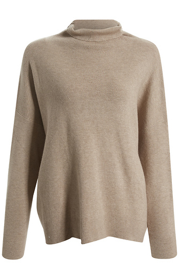 Mock Neck Dolman Sleeve Sweater Slide 1