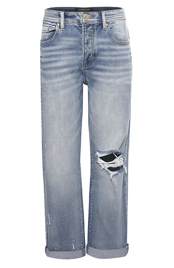 Liverpool Rolled Boyfriend Jean Slide 1