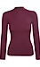 Mock Neck Ribbed Long Sleeve Top Thumb 1