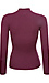 Mock Neck Ribbed Long Sleeve Top Thumb 2