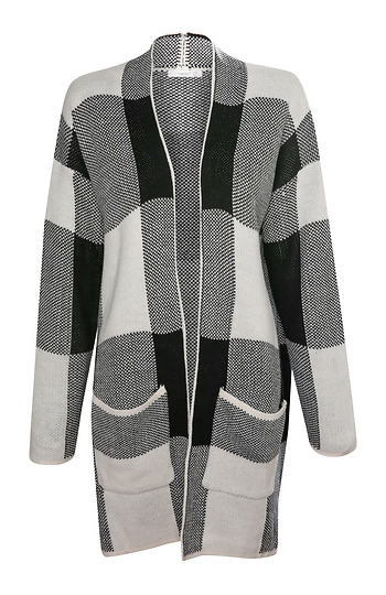 Plaid Sweater Slide 1