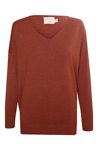V-Neck Knit Top Slide 1