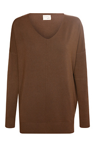 V-Neck Knit Top Slide 1