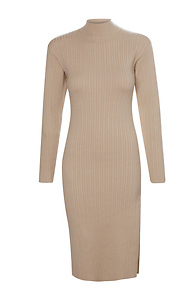 Mock Neck Midi Dress Slide 1