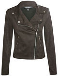 Suede Moto Jacket