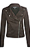 Faux Suede Moto Jacket Thumb 1