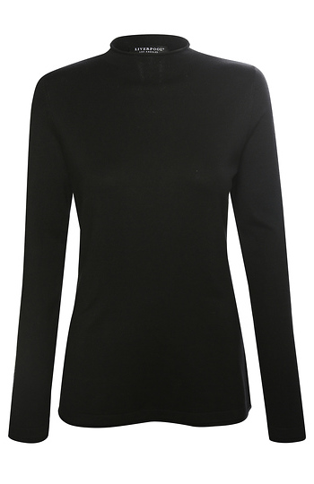 Liverpool Mock Neck Long Sleeve Slide 1