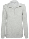 Super Soft Half Zip Rib Collar Sweatshirt