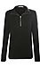 Super Soft Half Zip Rib Collar Sweatshirt Thumb 1