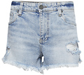 Kut from the Kloth High Rise Frayed Hem Shorts