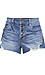 Kut from the Kloth Exposed Button Fly Shorts Thumb 1