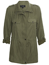 Peach Skin Long Utility Jacket