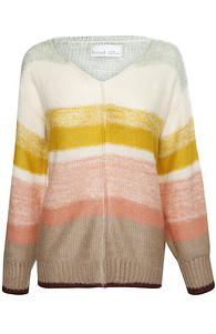 V-Neck Striped Sweater Slide 1