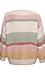 Boat Neck Striped Fuzzy Sweater Thumb 2