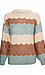 Striped Crochet Pullover Sweater Thumb 1